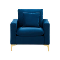 Iconic Home Roxie Velvet Club Chair 