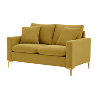 Iconic Home Roxie Velvet Loveseat 
