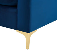 Iconic Home Roxie Velvet Loveseat 