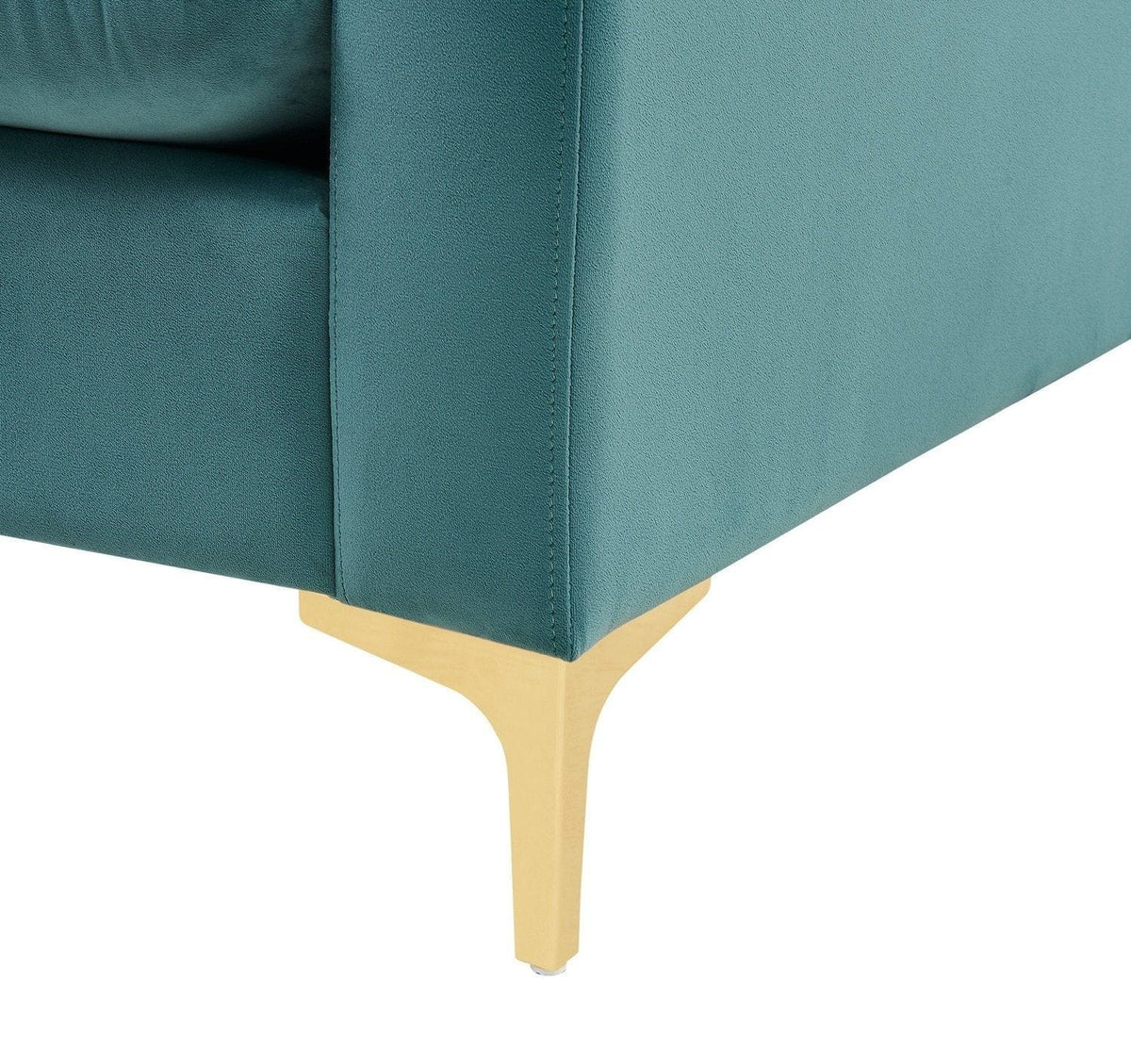Iconic Home Roxie Velvet Loveseat 