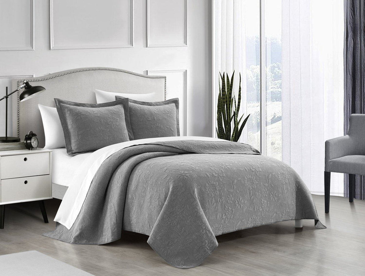 NY&C Home Austin 7 Piece Cotton Blend Quilt Set 
