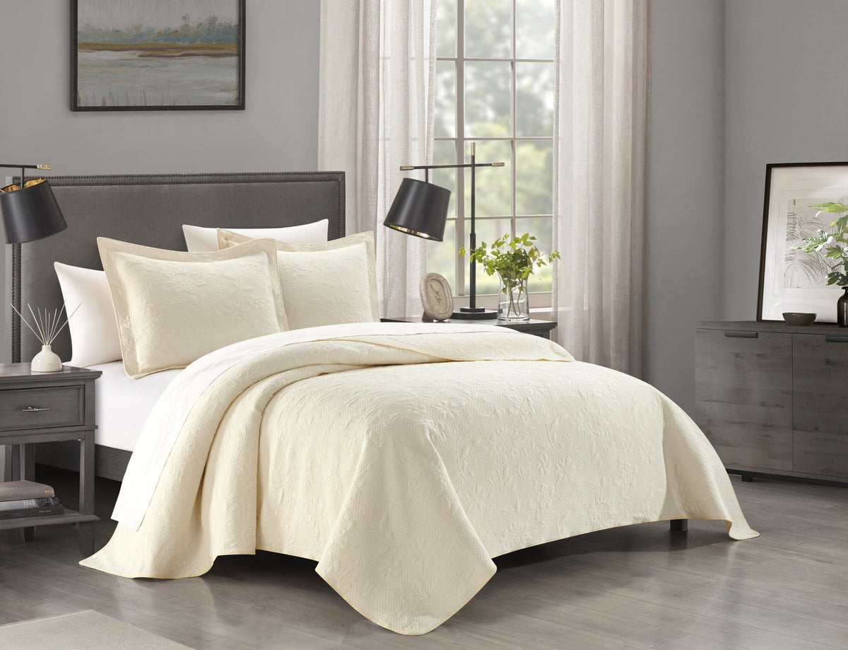 NY&C Home Austin 7 Piece Cotton Blend Quilt Set 
