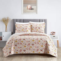 NY&C Home Bali 7 Piece Beach Vibes Quilt Set Queen