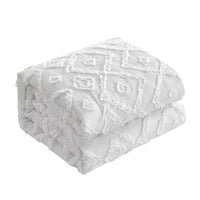 NY&C Home Cody 7 Piece Clip Jacquard Cotton Quilt Set 