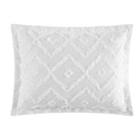 NY&C Home Cody 7 Piece Clip Jacquard Cotton Quilt Set 