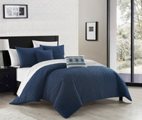 NY&C Home Davina 9 Piece Geometric Comforter Set 
