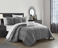NY&C Home Desiree 9 Piece Cotton Jacquard Comforter 