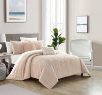 NY&C Home Desiree 9 Piece Cotton Jacquard Comforter 