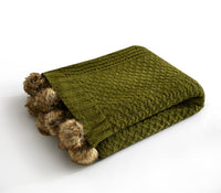 NY&C Home Dorsey Knitted Throw Blanket 