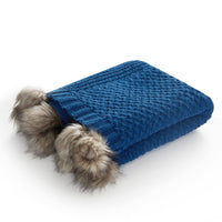 NY&C Home Dorsey Knitted Throw Blanket 