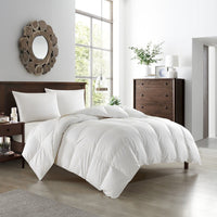 NY&C Home Gianna Cotton Duck Down Comforter White