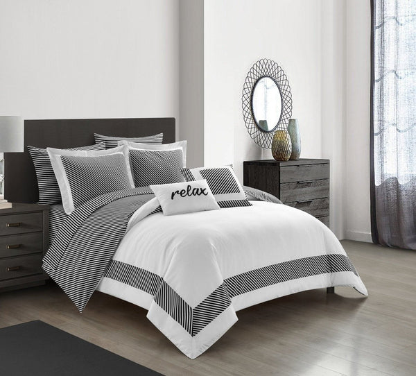 NY&C Home Gibson 9 Piece Hotel Collection Comforter 