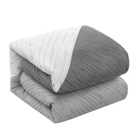 NY&C Home Kinsley 9 Piece Color Block Comforter Set 