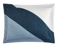 NY&C Home Kinsley 9 Piece Color Block Comforter Set 
