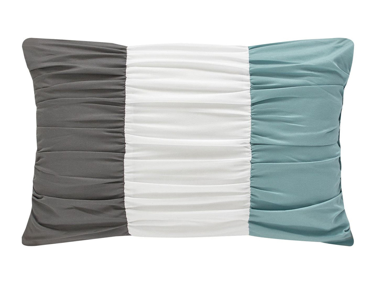 NY&C Home Kinsley 9 Piece Color Block Comforter Set 