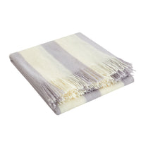 NY&C Home Lasko Faux Cashmere Striped Throw Blanket 