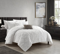 NY&C Home Leighton 9 Piece Crinkle Comforter Set 