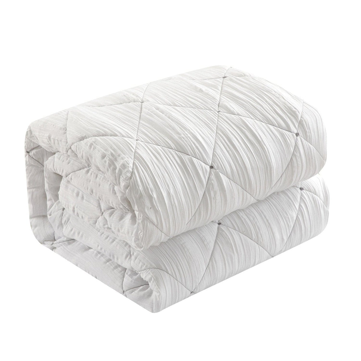 NY&C Home Leighton 9 Piece Crinkle Comforter Set 