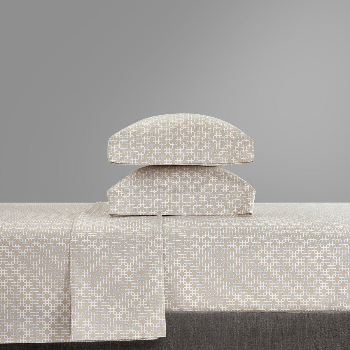 NY&C Home Lucille 4 Piece Geometric Pattern Sheet Set 