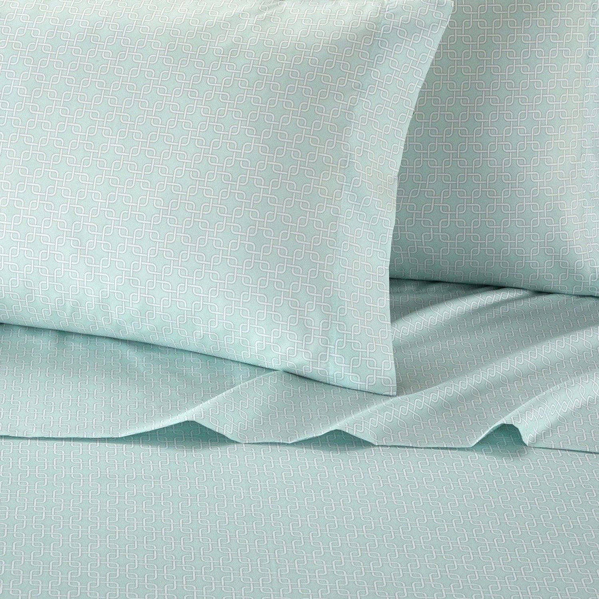 NY&C Home Lucille 4 Piece Geometric Pattern Sheet Set 