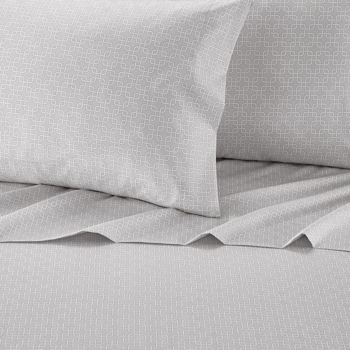NY&C Home Lucille 4 Piece Geometric Pattern Sheet Set 