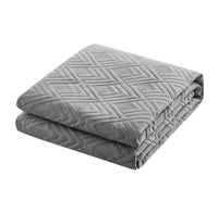 NY&C Home Marling 3 Piece Geometric Quilt Set 