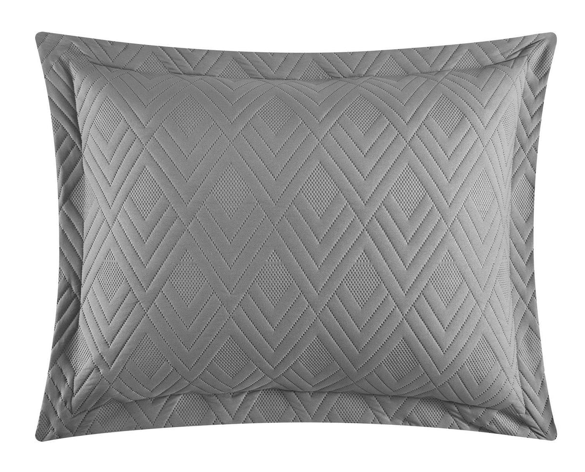 NY&C Home Marling 7 Piece Geometric Quilt Set 