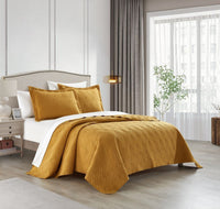 NY&C Home Marling 7 Piece Geometric Quilt Set 