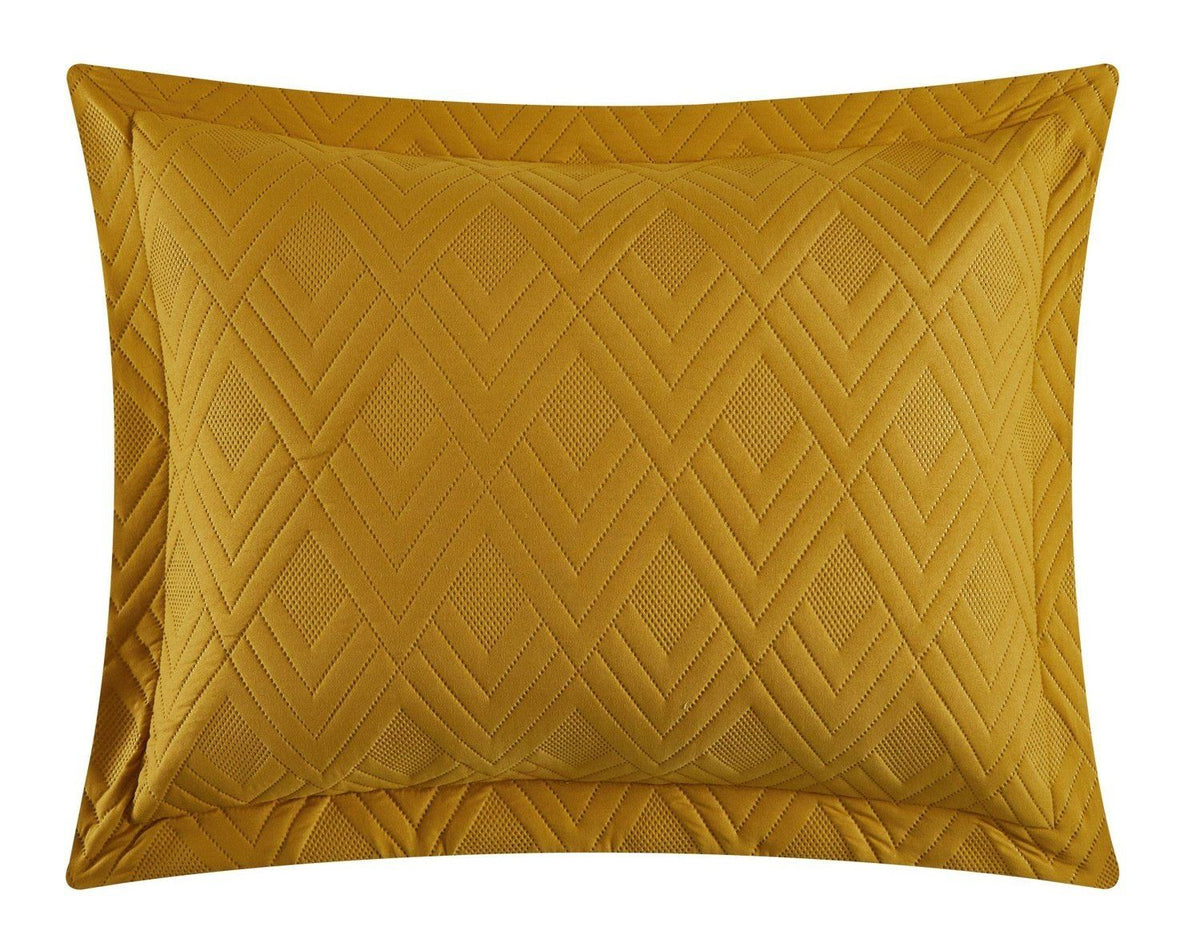 NY&C Home Marling 7 Piece Geometric Quilt Set 