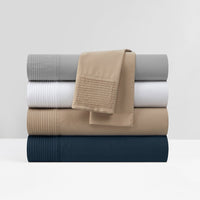 NY&C Home Marsai 4 Piece Pleated Flange Sheet Set 