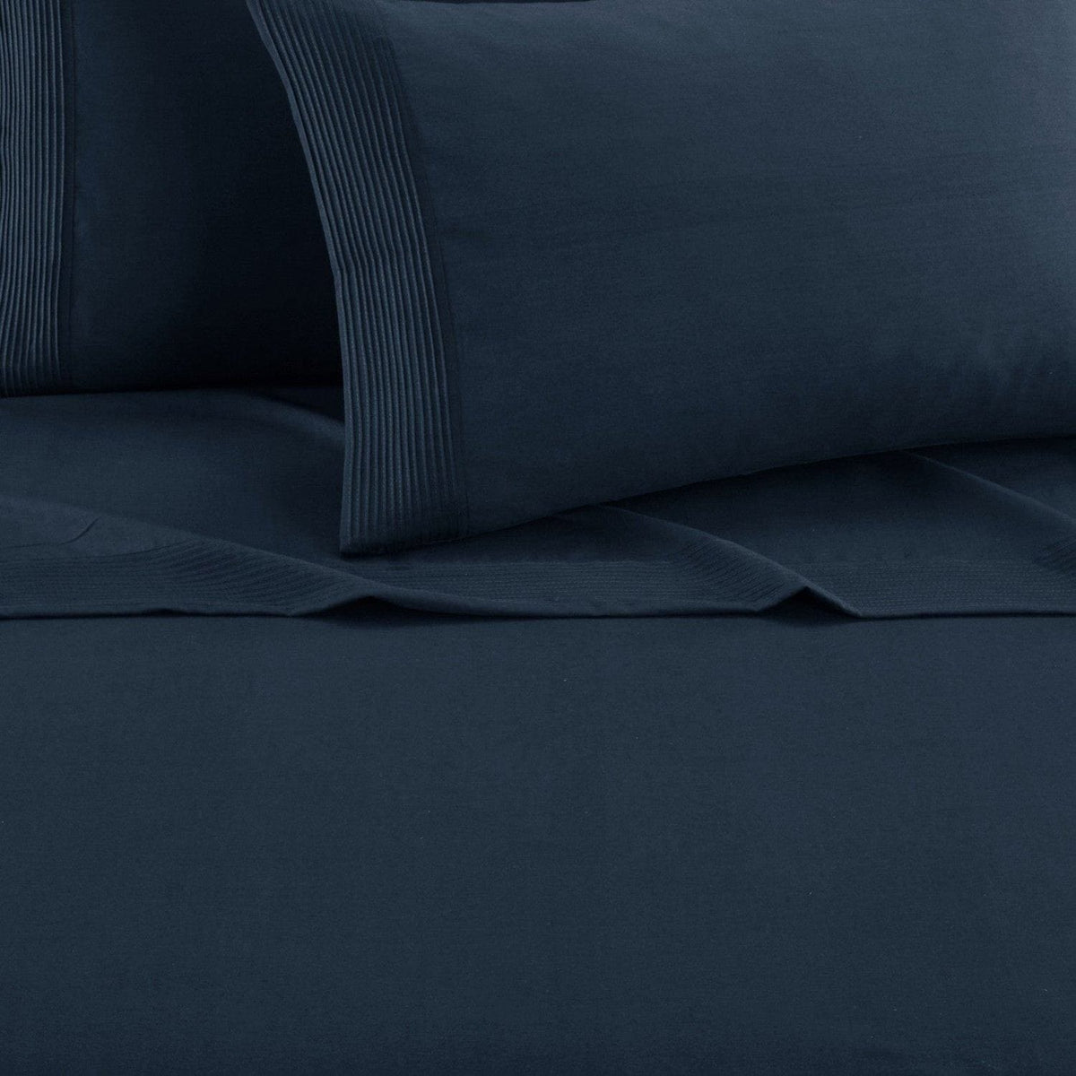 NY&C Home Marsai 4 Piece Pleated Flange Sheet Set 