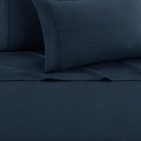 NY&C Home Marsai 4 Piece Pleated Flange Sheet Set 