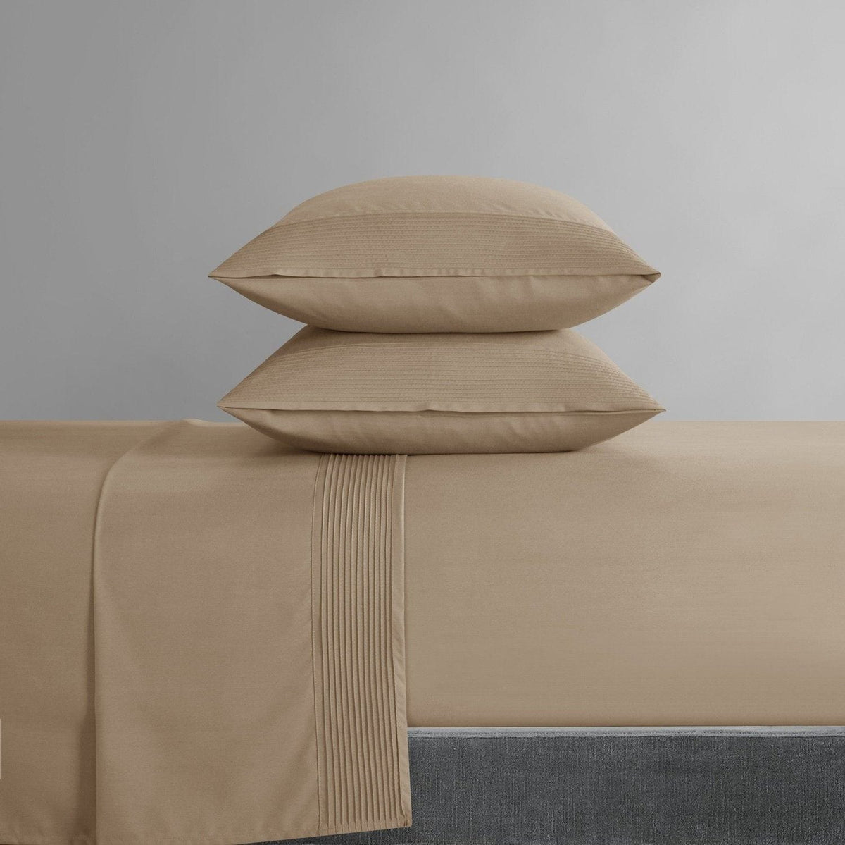 NY&C Home Marsai 4 Piece Pleated Flange Sheet Set 