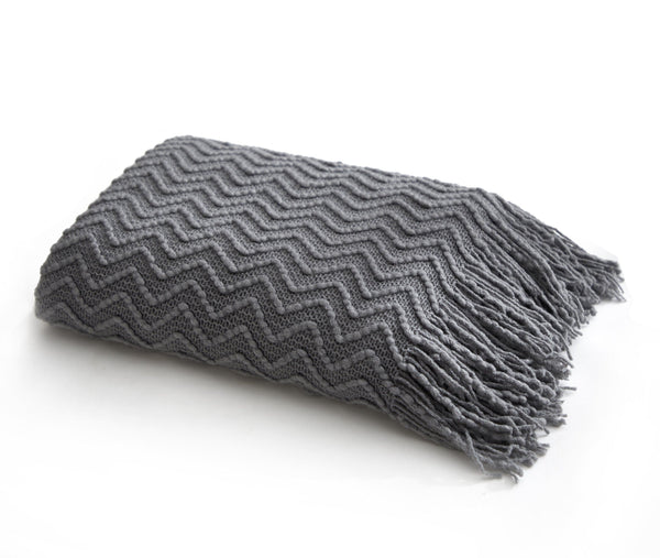 NY&C Home Newport Woven Throw Blanket 