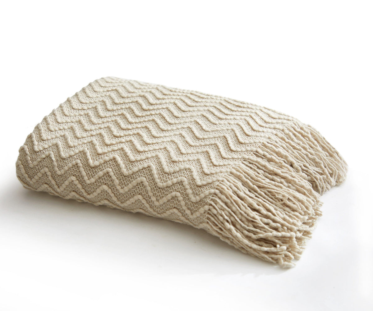NY&C Home Newport Woven Throw Blanket 