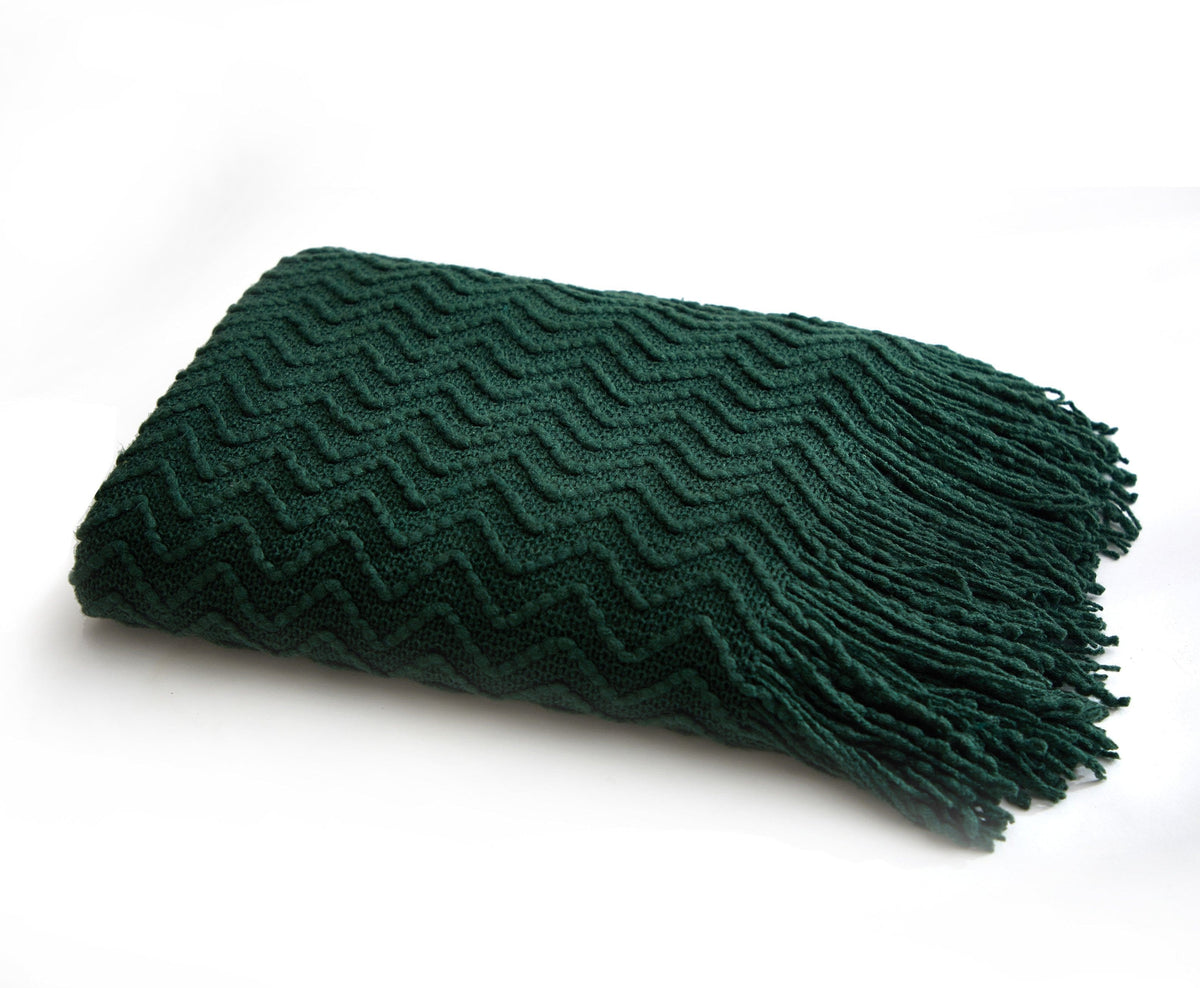 NY&C Home Newport Woven Throw Blanket 