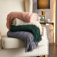 NY&C Home Newport Woven Throw Blanket 