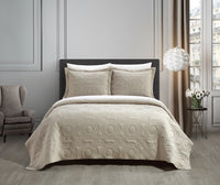 NY&C Home Rhapsody 7 Piece Geometric Quilt Set 