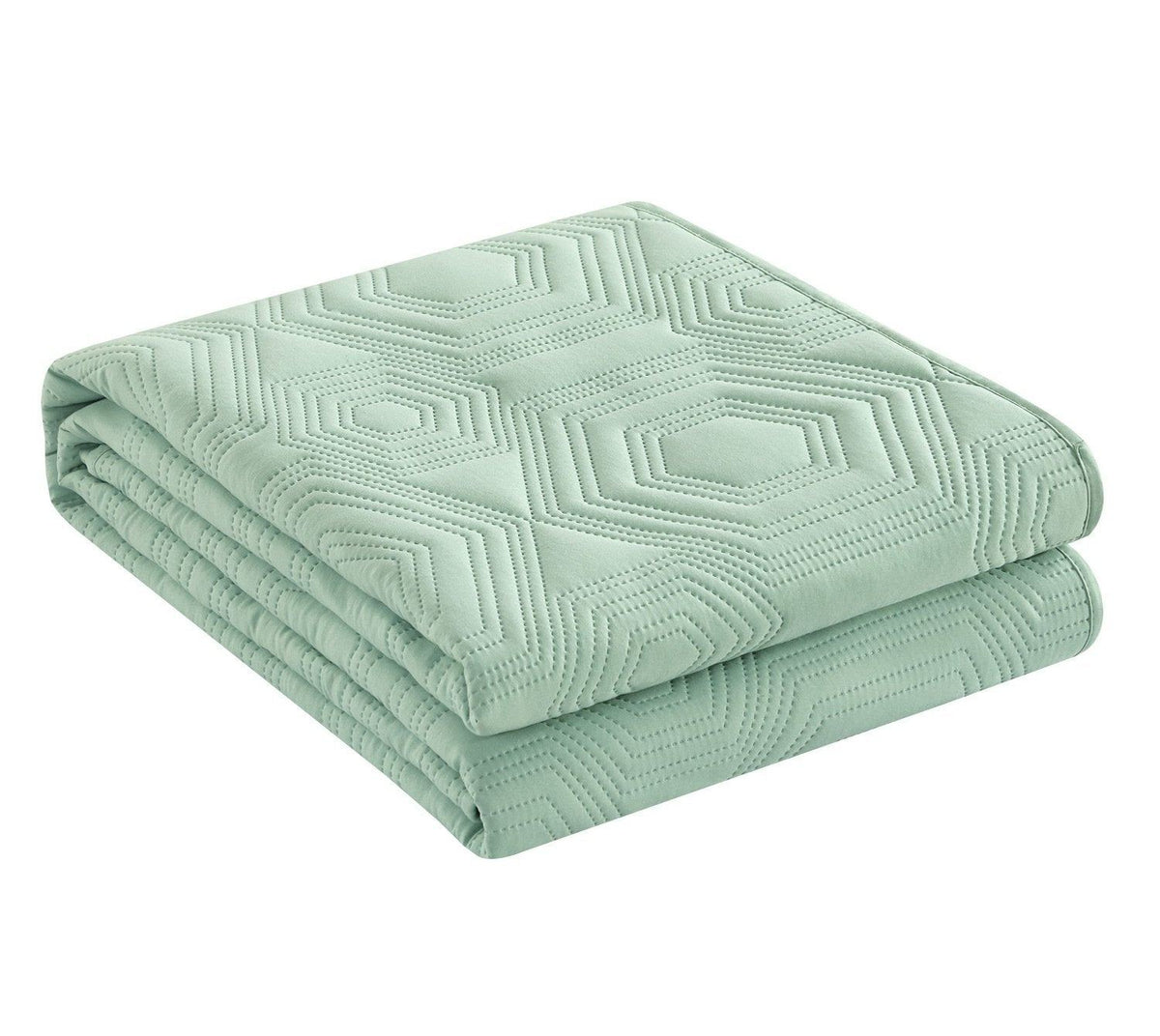 NY&C Home Rhapsody 7 Piece Geometric Quilt Set 