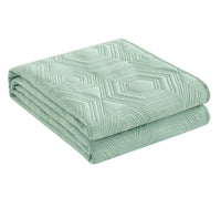 NY&C Home Rhapsody 7 Piece Geometric Quilt Set 