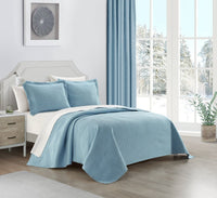 NY&C Home Ridge 7 Piece Geometric Quilt Set 