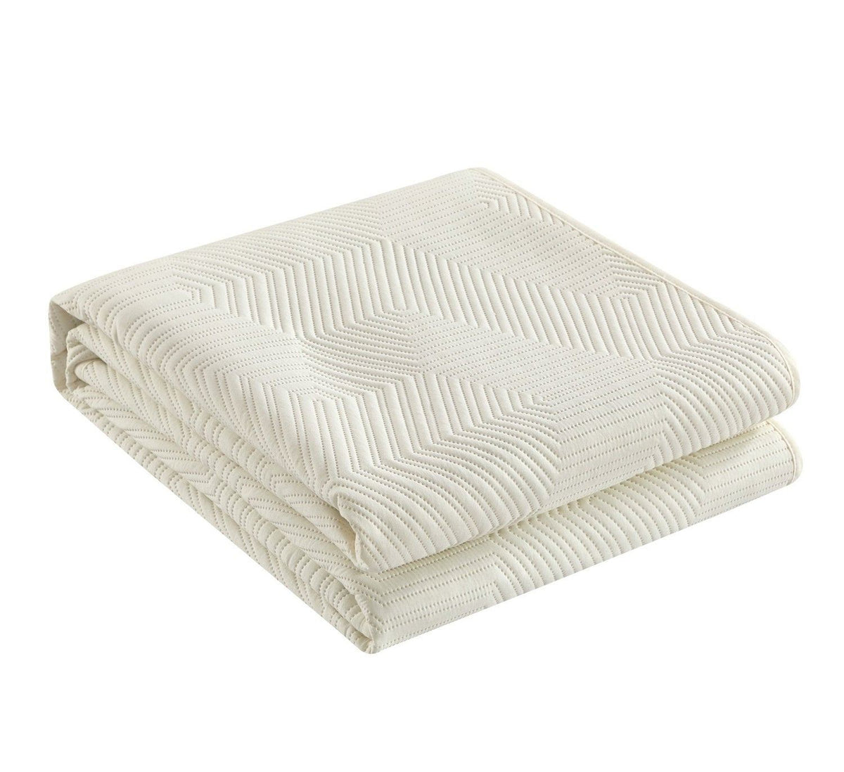 NY&C Home Ridge 7 Piece Geometric Quilt Set 