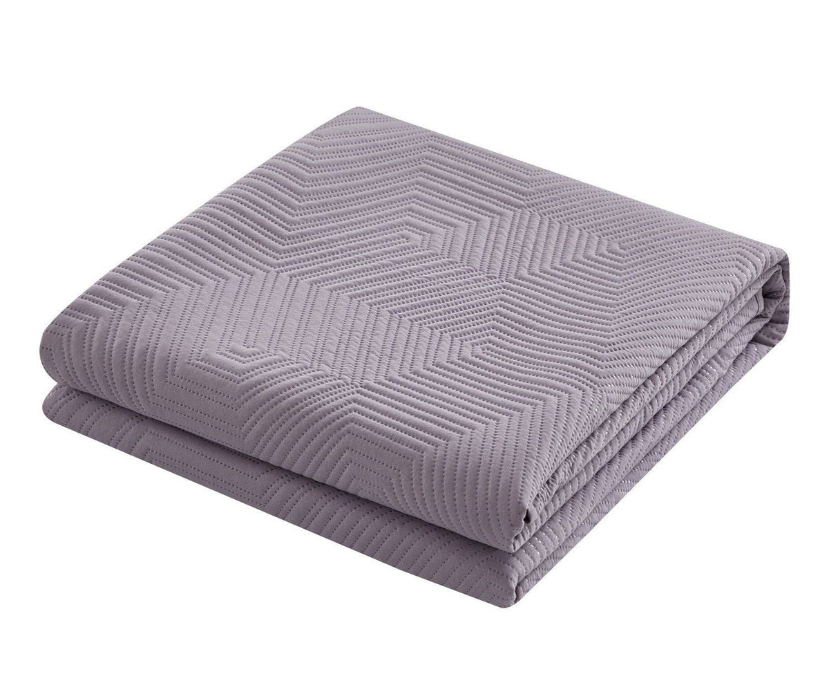 NY&C Home Ridge 7 Piece Geometric Quilt Set 