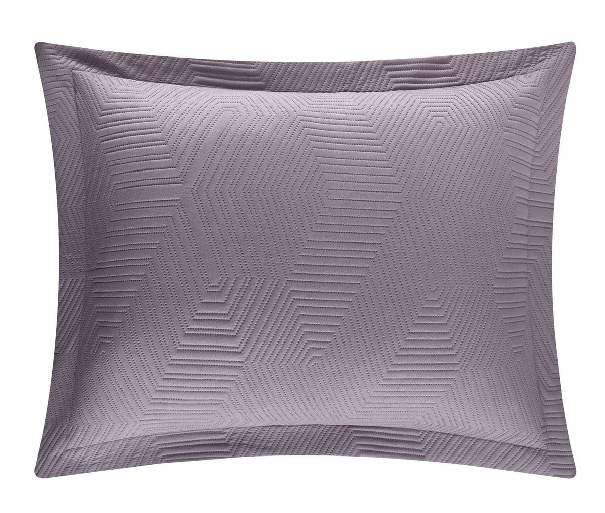 NY&C Home Ridge 7 Piece Geometric Quilt Set 