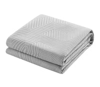 NY&C Home Ridge 7 Piece Geometric Quilt Set 
