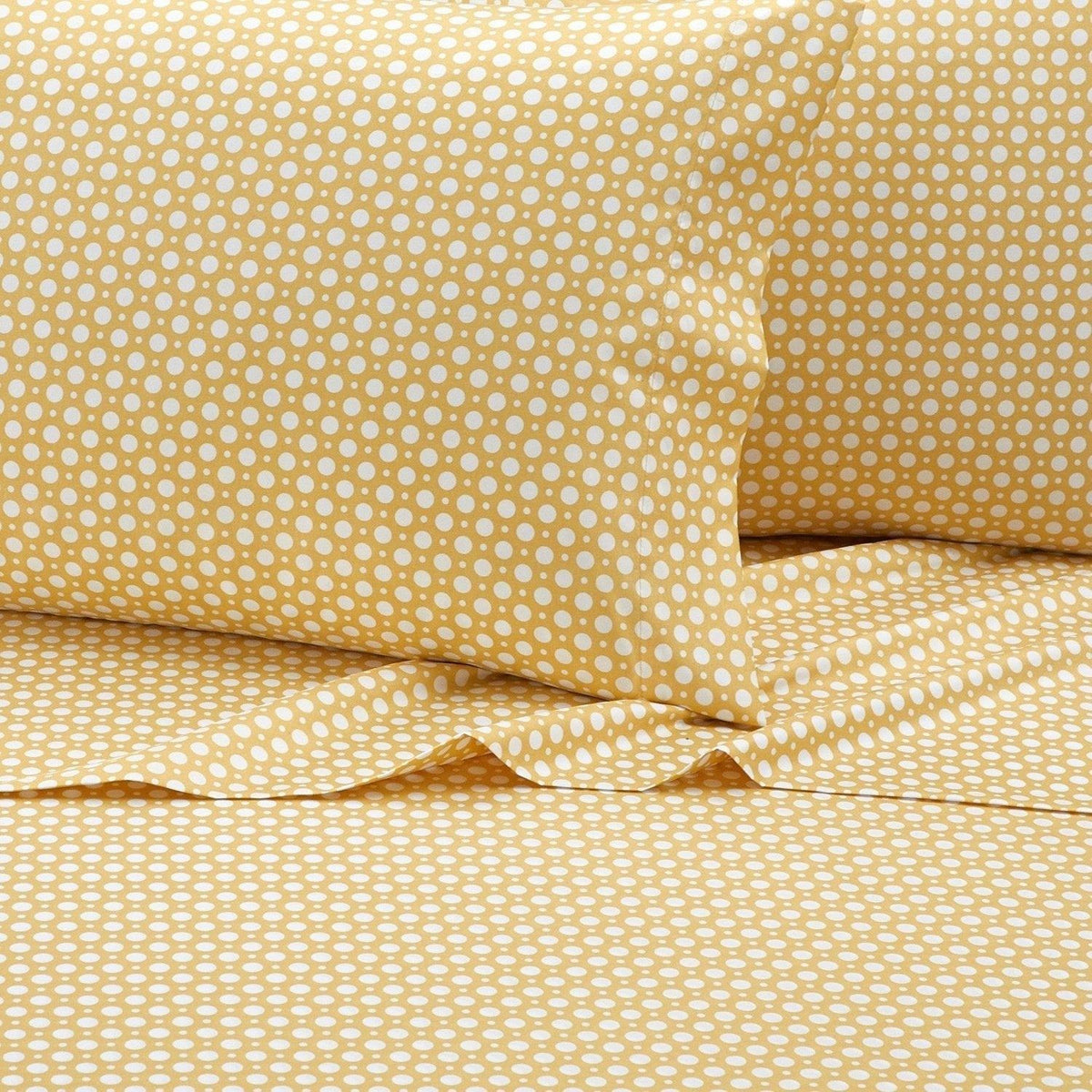 NY&C Home Rylie 4 Piece Polka Dot Sheet Set 