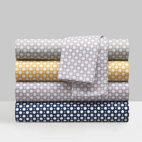 NY&C Home Rylie 4 Piece Polka Dot Sheet Set 