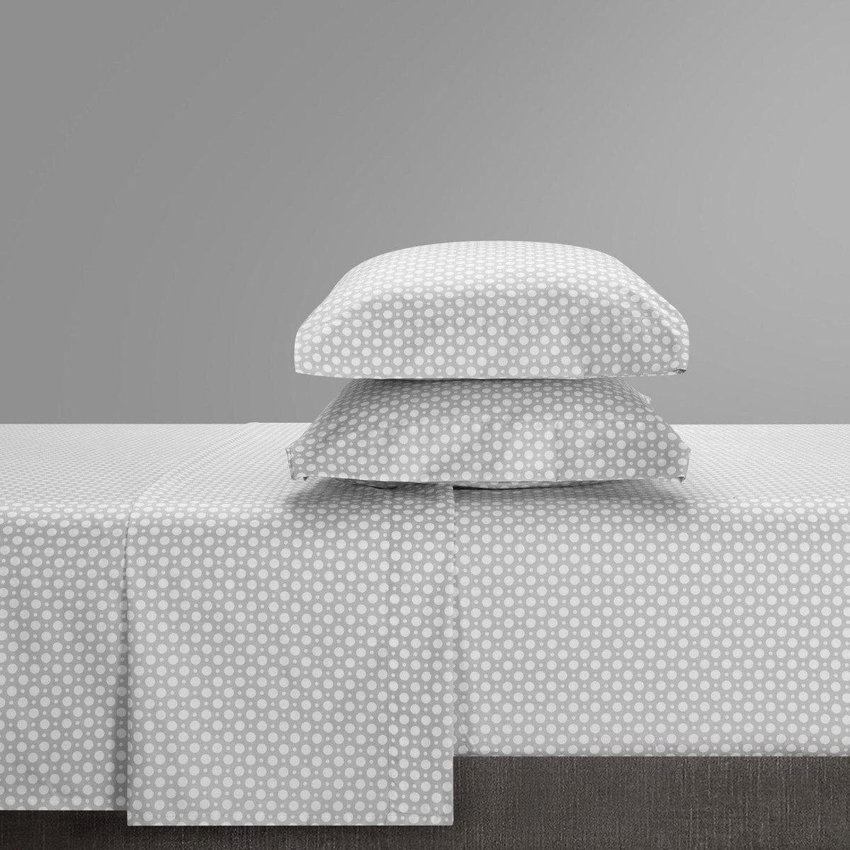 NY&C Home Rylie 4 Piece Polka Dot Sheet Set 
