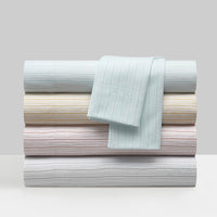 NY&C Home Samara 4 Piece Striped Sheet Set 