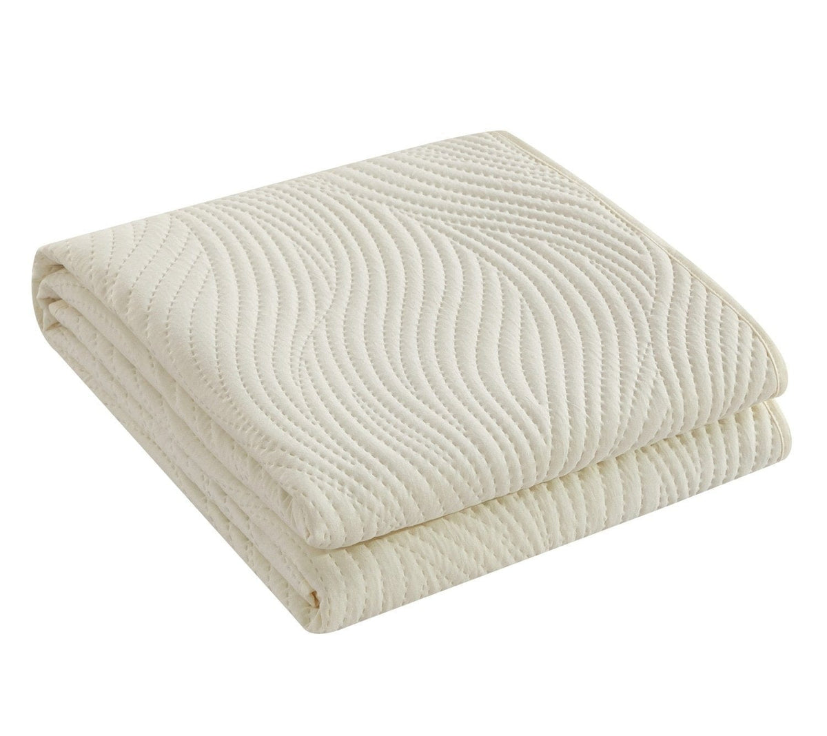 NY&C Home Teague 7 Piece Wave Pattern Quilt Set 